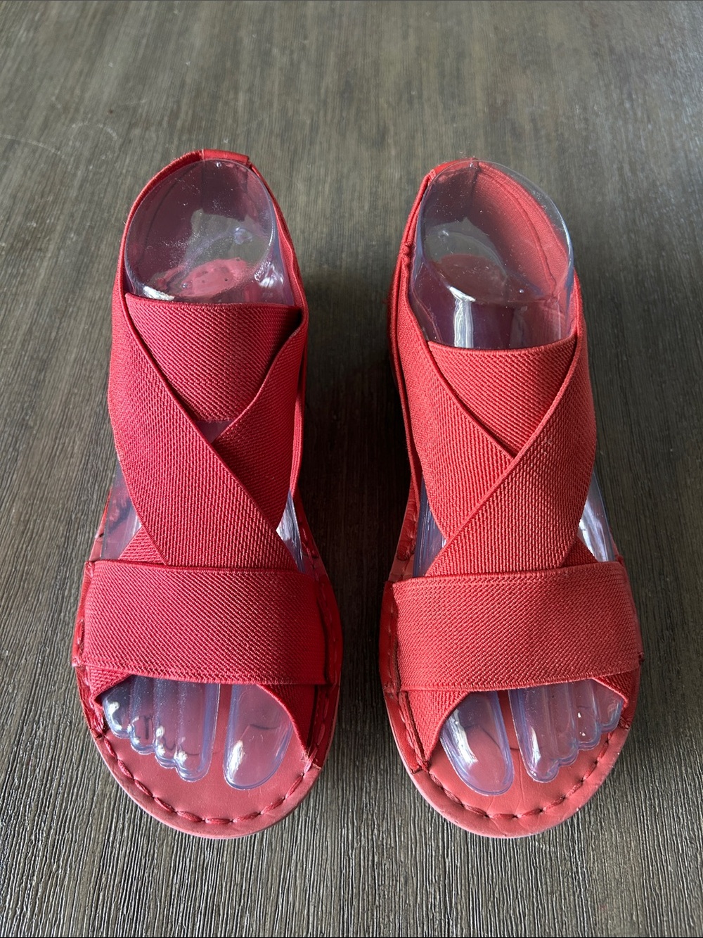 NoSox Women Athena Strappy Lightweight  Sandals [EUR 37
M6.5US , Color Coral.